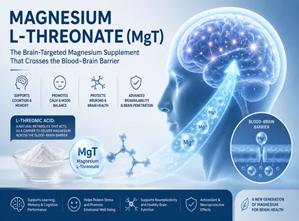 【Brain Health Ingredient Series 9】Magnesium L-Threonate (MgT): A &ldquo;Brain Magnesium Supplement&rdquo; That Crosses the Blood&ndash;Brain Barrier